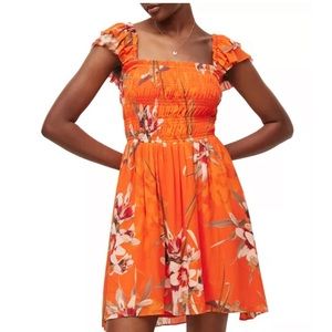 AllSaints Orange Malika Dorada Dress
$278